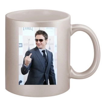 Jeremy Renner 11oz Metallic Silver Mug