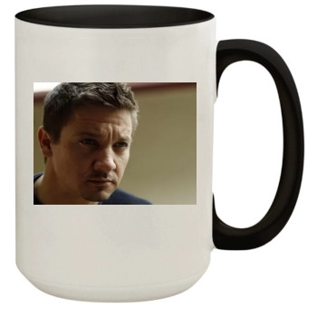 Jeremy Renner 15oz Colored Inner & Handle Mug