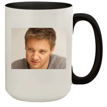 Jeremy Renner 15oz Colored Inner & Handle Mug