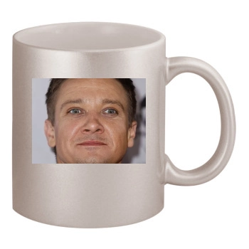 Jeremy Renner 11oz Metallic Silver Mug