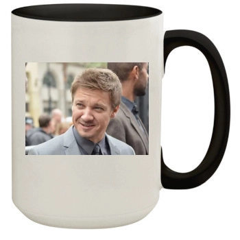 Jeremy Renner 15oz Colored Inner & Handle Mug