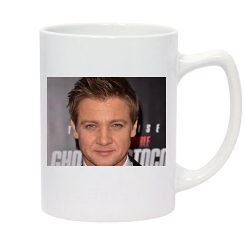 Jeremy Renner 14oz White Statesman Mug