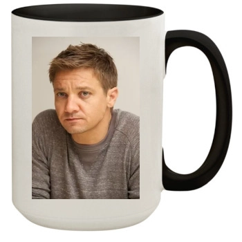 Jeremy Renner 15oz Colored Inner & Handle Mug