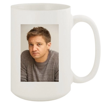 Jeremy Renner 15oz White Mug