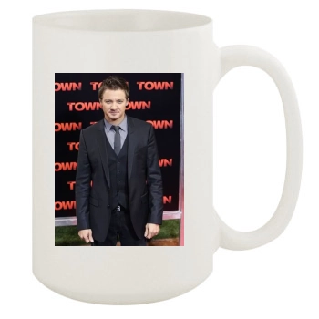 Jeremy Renner 15oz White Mug