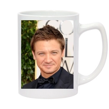 Jeremy Renner 14oz White Statesman Mug