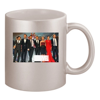 Jeremy Renner 11oz Metallic Silver Mug