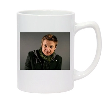 Jeremy Renner 14oz White Statesman Mug