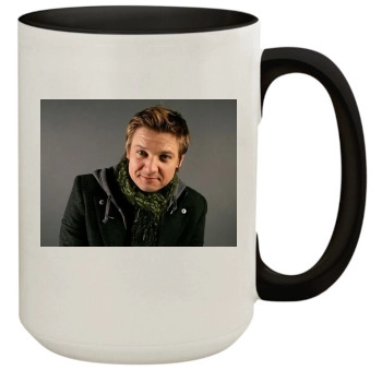 Jeremy Renner 15oz Colored Inner & Handle Mug