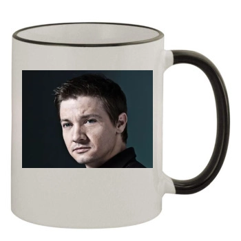 Jeremy Renner 11oz Colored Rim & Handle Mug