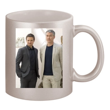 Jeremy Renner 11oz Metallic Silver Mug