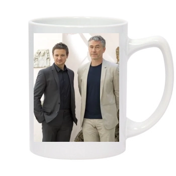 Jeremy Renner 14oz White Statesman Mug