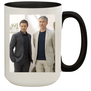 Jeremy Renner 15oz Colored Inner & Handle Mug