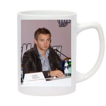 Jeremy Renner 14oz White Statesman Mug