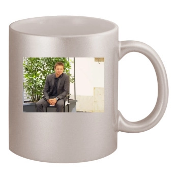 Jeremy Renner 11oz Metallic Silver Mug