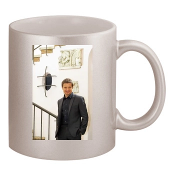 Jeremy Renner 11oz Metallic Silver Mug