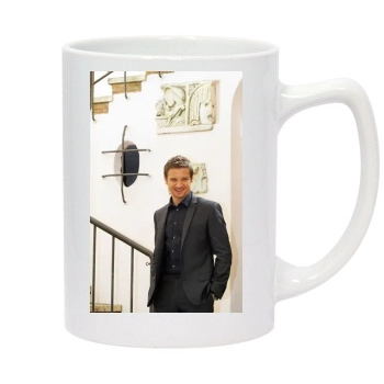 Jeremy Renner 14oz White Statesman Mug