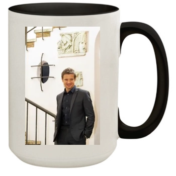 Jeremy Renner 15oz Colored Inner & Handle Mug