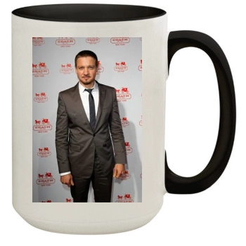 Jeremy Renner 15oz Colored Inner & Handle Mug