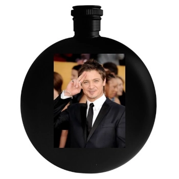 Jeremy Renner Round Flask