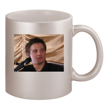 Jeremy Renner 11oz Metallic Silver Mug