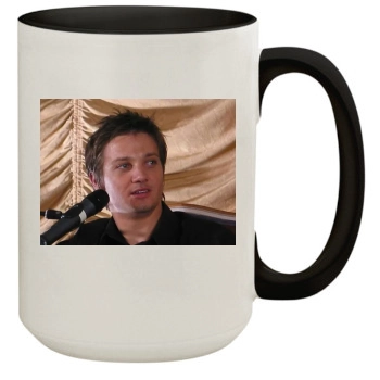 Jeremy Renner 15oz Colored Inner & Handle Mug