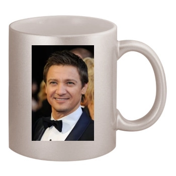 Jeremy Renner 11oz Metallic Silver Mug