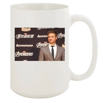 Jeremy Renner 15oz White Mug