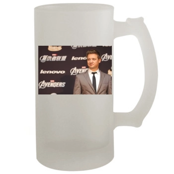 Jeremy Renner 16oz Frosted Beer Stein