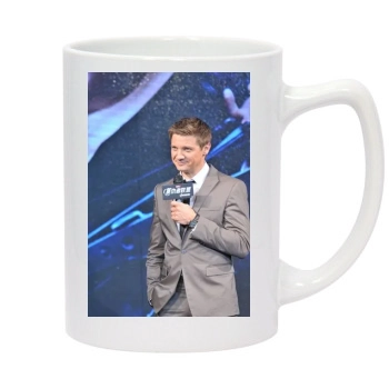 Jeremy Renner 14oz White Statesman Mug