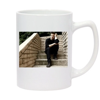 Jeremy Renner 14oz White Statesman Mug