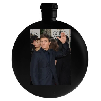 Jeremy Renner Round Flask