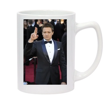 Jeremy Renner 14oz White Statesman Mug