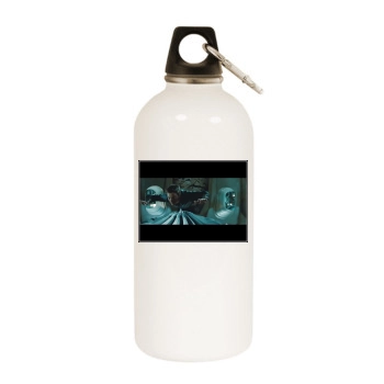 Jeremy Renner White Water Bottle With Carabiner