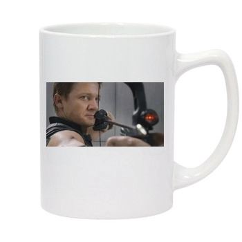 Jeremy Renner 14oz White Statesman Mug