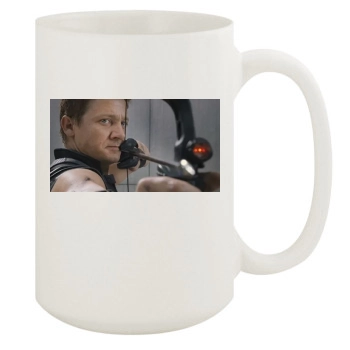 Jeremy Renner 15oz White Mug