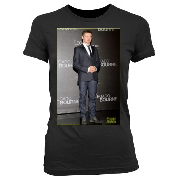 Jeremy Renner Women's Junior Cut Crewneck T-Shirt