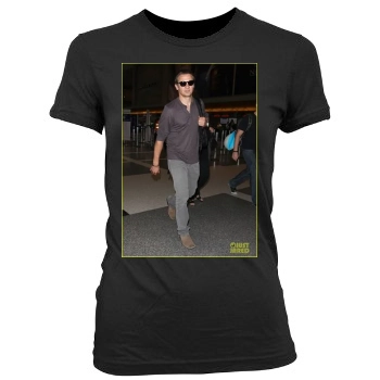 Jeremy Renner Women's Junior Cut Crewneck T-Shirt