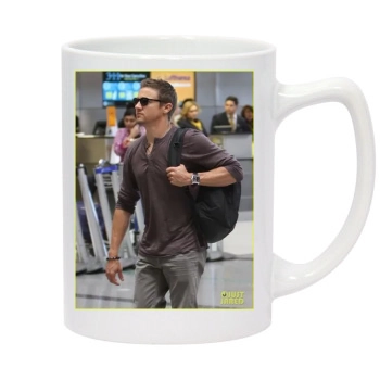 Jeremy Renner 14oz White Statesman Mug