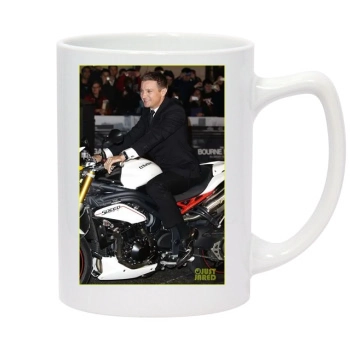 Jeremy Renner 14oz White Statesman Mug