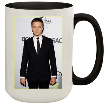 Jeremy Renner 15oz Colored Inner & Handle Mug