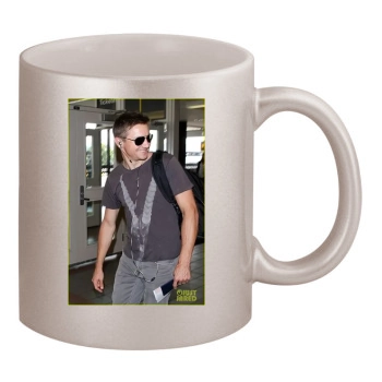 Jeremy Renner 11oz Metallic Silver Mug