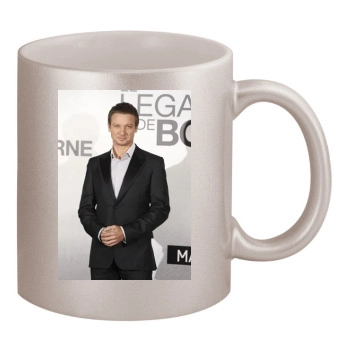 Jeremy Renner 11oz Metallic Silver Mug