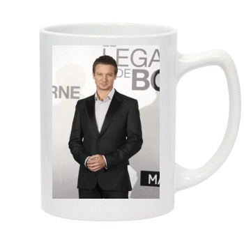 Jeremy Renner 14oz White Statesman Mug