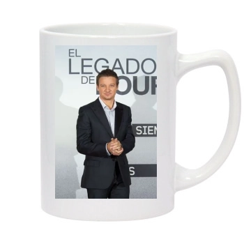 Jeremy Renner 14oz White Statesman Mug