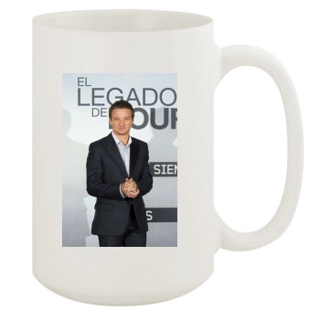 Jeremy Renner 15oz White Mug