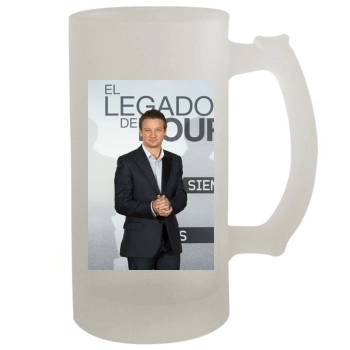 Jeremy Renner 16oz Frosted Beer Stein