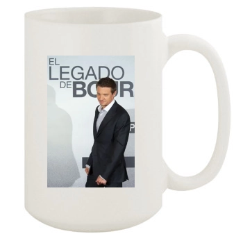 Jeremy Renner 15oz White Mug