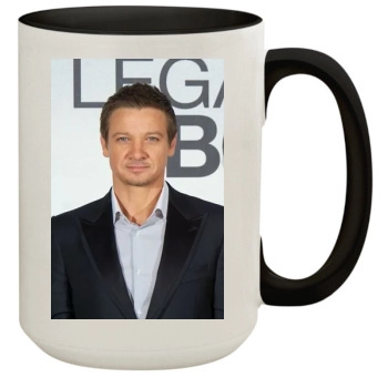 Jeremy Renner 15oz Colored Inner & Handle Mug