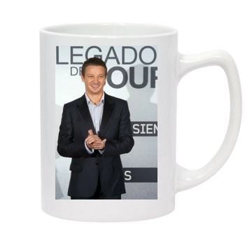 Jeremy Renner 14oz White Statesman Mug